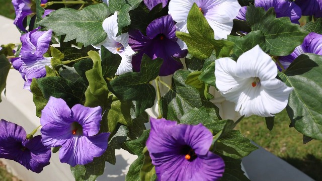 Amazon.com: HyeFlora Artificial Flowers for Outdoors 2PCS Faux